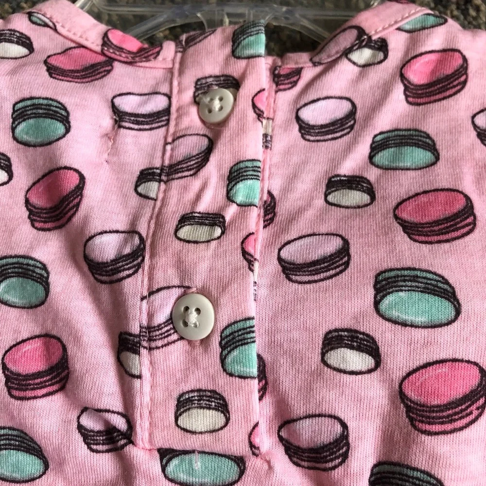 Jelly the Pug Macaroon & Polka Dot Jumpsuit
